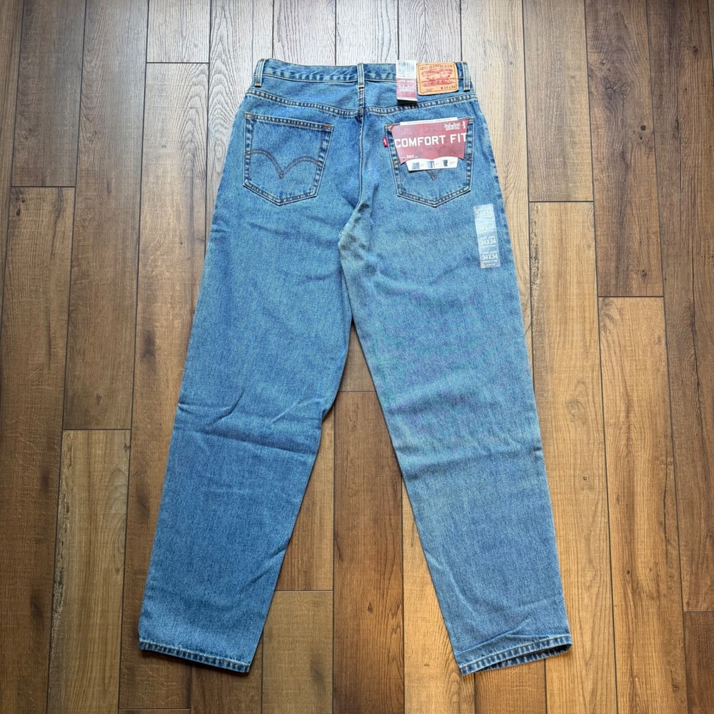 NWT Deadstock Vtg Y2K Levis 560 Comfort Fit Baggy Jeans Men 34x34 Medium Wash